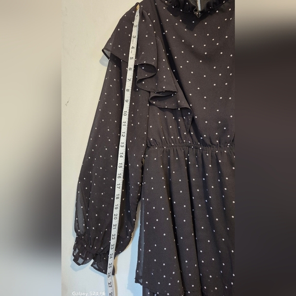 HYFVE Black Polka Dot Dress - Picture 4 of 8